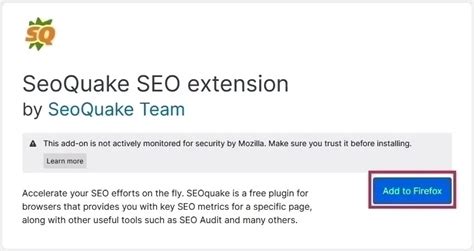 seoquake chrome extension.